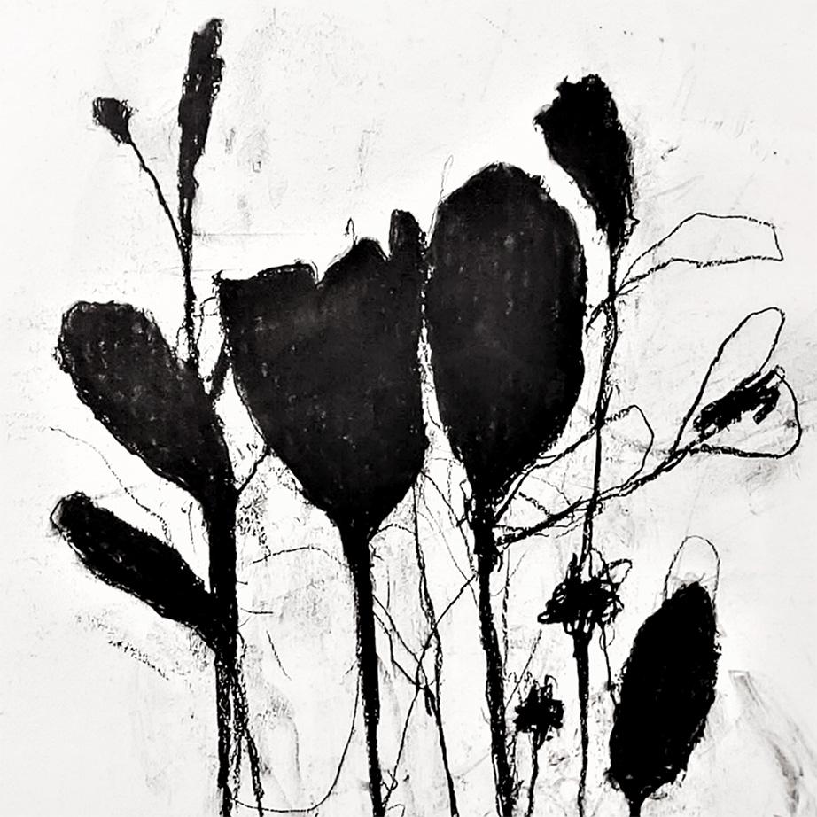 In the weeds ink bloom #2 (Abstract painting)

Charcoal & Oilstick on paper - Unframed.

Baribeau constructs his paintings layer upon layer, building color, form and texture into viscous, impasto compositions, on supports that are themselves often