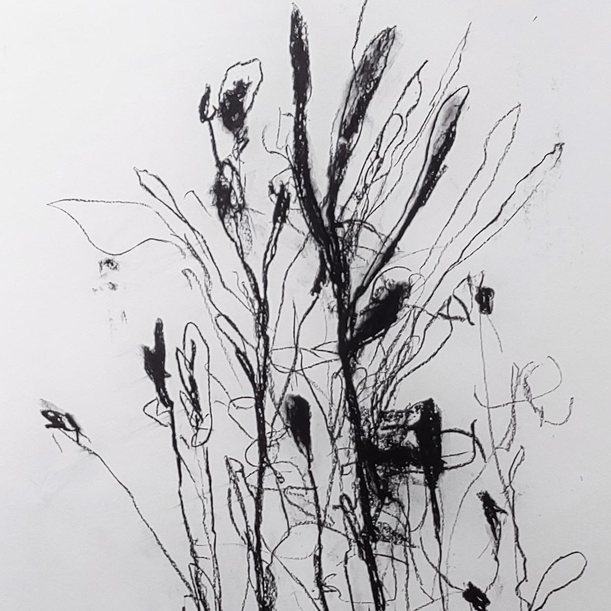 In the weeds ink bloom #3 (Abstract painting)

Charcoal & Oilstick on paper - Unframed.

Baribeau constructs his paintings layer upon layer, building color, form and texture into viscous, impasto compositions, on supports that are themselves often