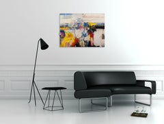 Milbrook in Yellow (Abstract painting)