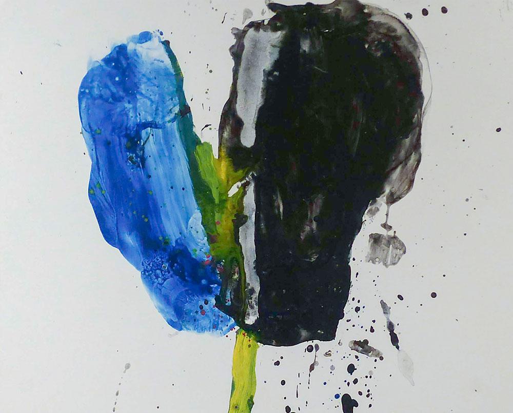 Stelo #67 (Pittura astratta) - Painting Astratto di Robert Baribeau