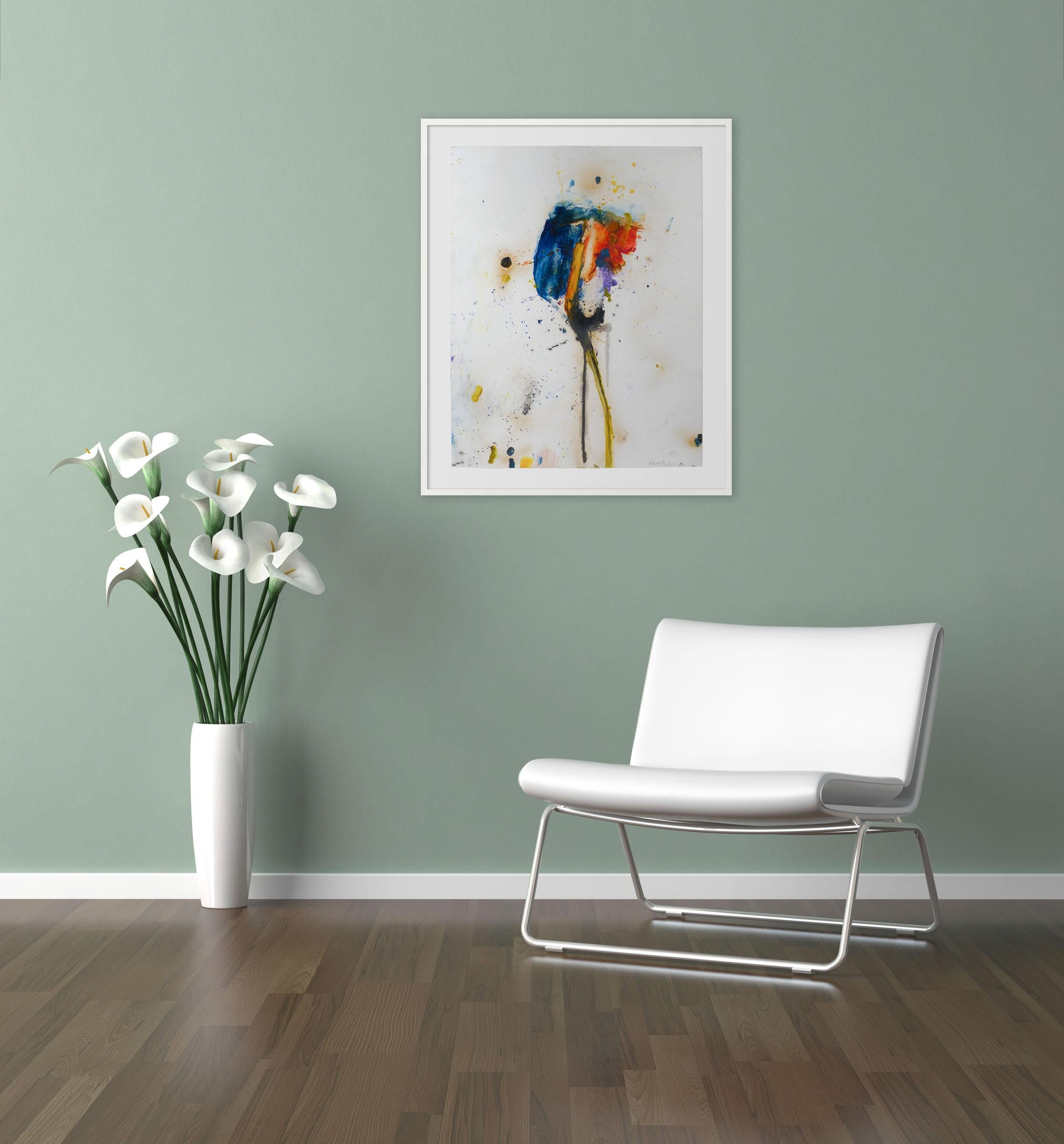 Stelo #8 (pittura astratta) - Painting di Robert Baribeau