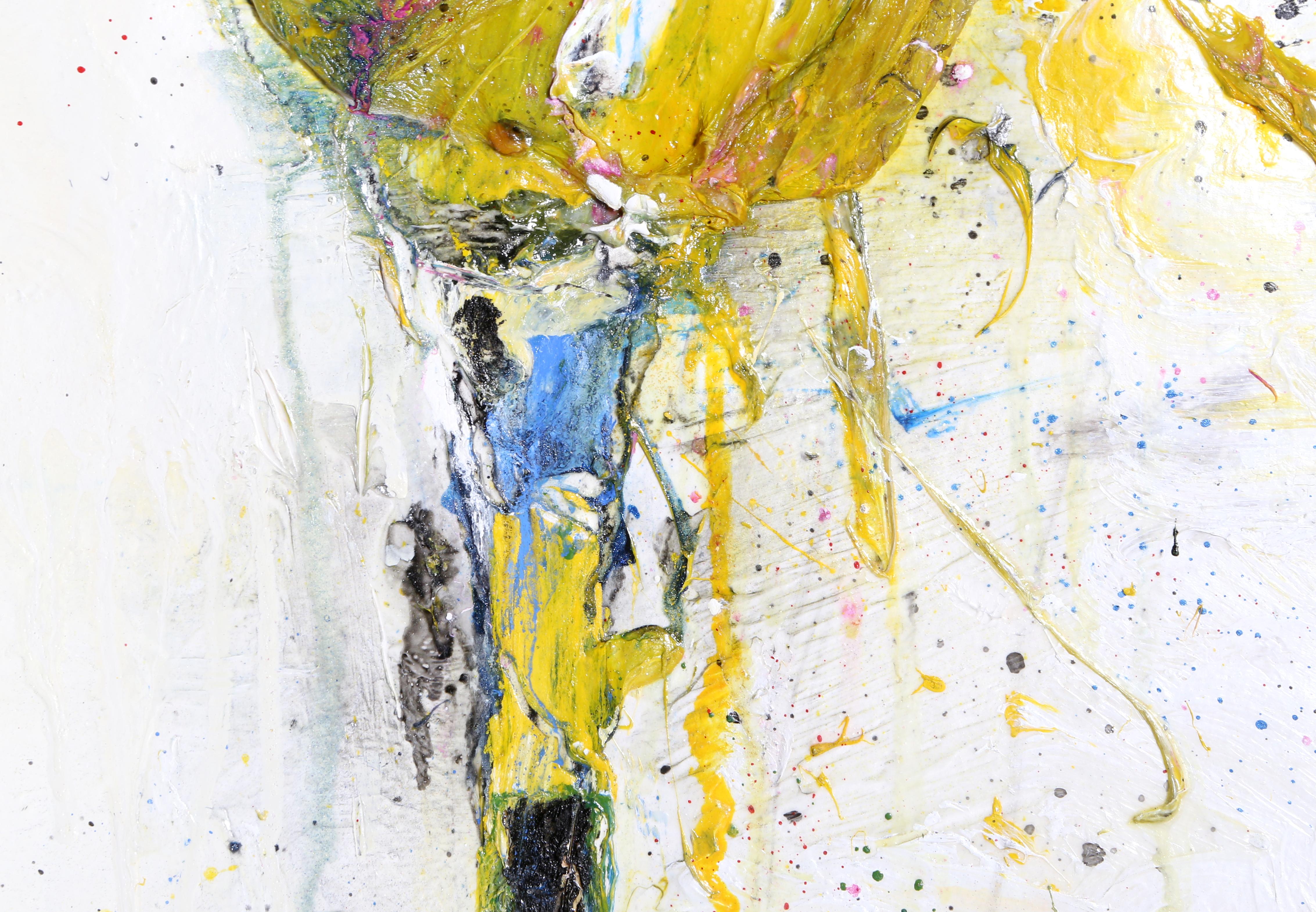Tulipano, quadro espressionista astratto di Robert Baribeau in vendita 1