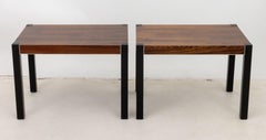 Pareja de mesas auxiliares de palisandro Robert Baron