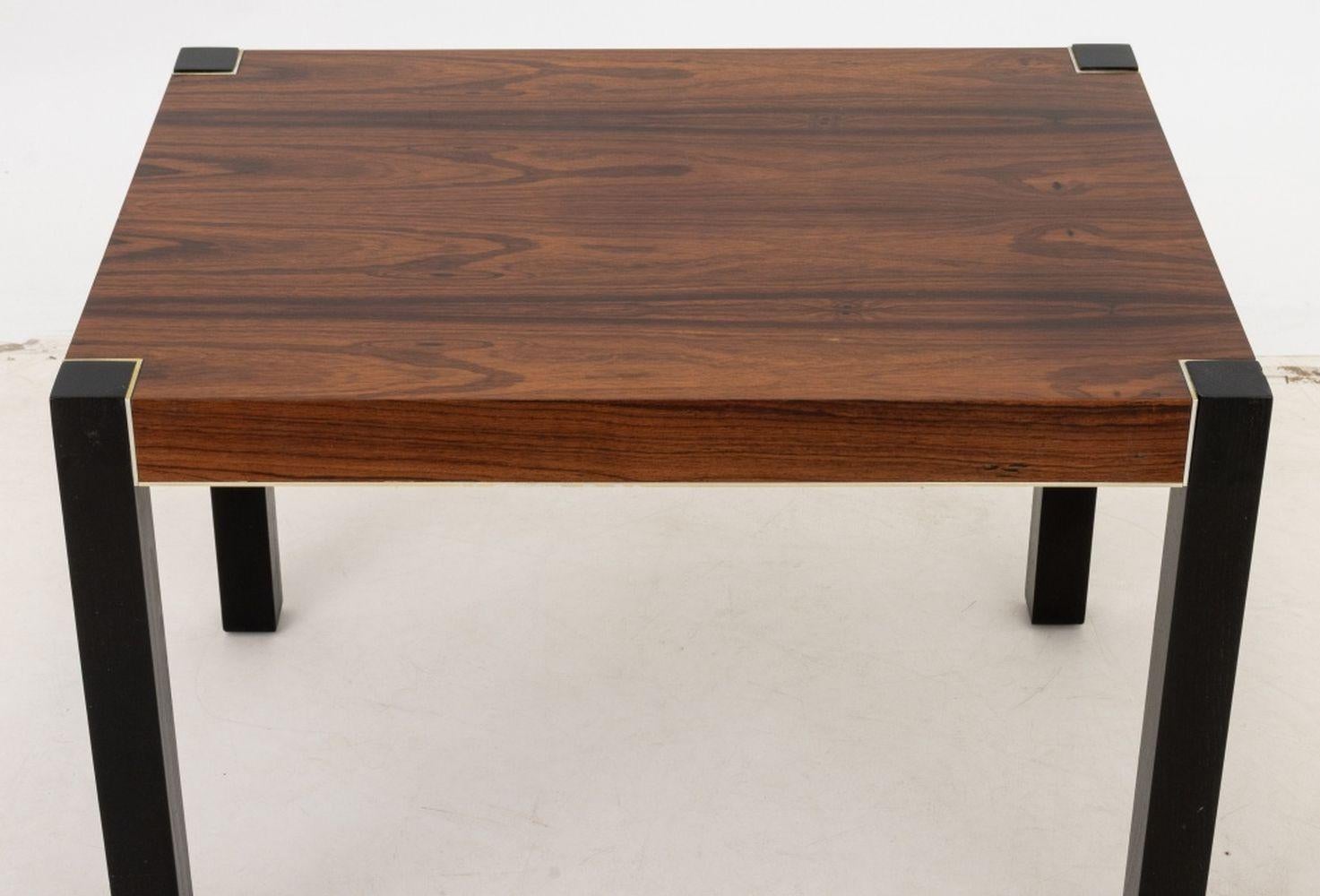 American Robert Baron Rosewood Side Tables, Pair For Sale