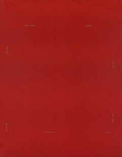 Robert Barry 'Leo Castelli- Wallpiece' 1980- Vintage