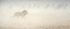 Out of Range - Lion & Zebras