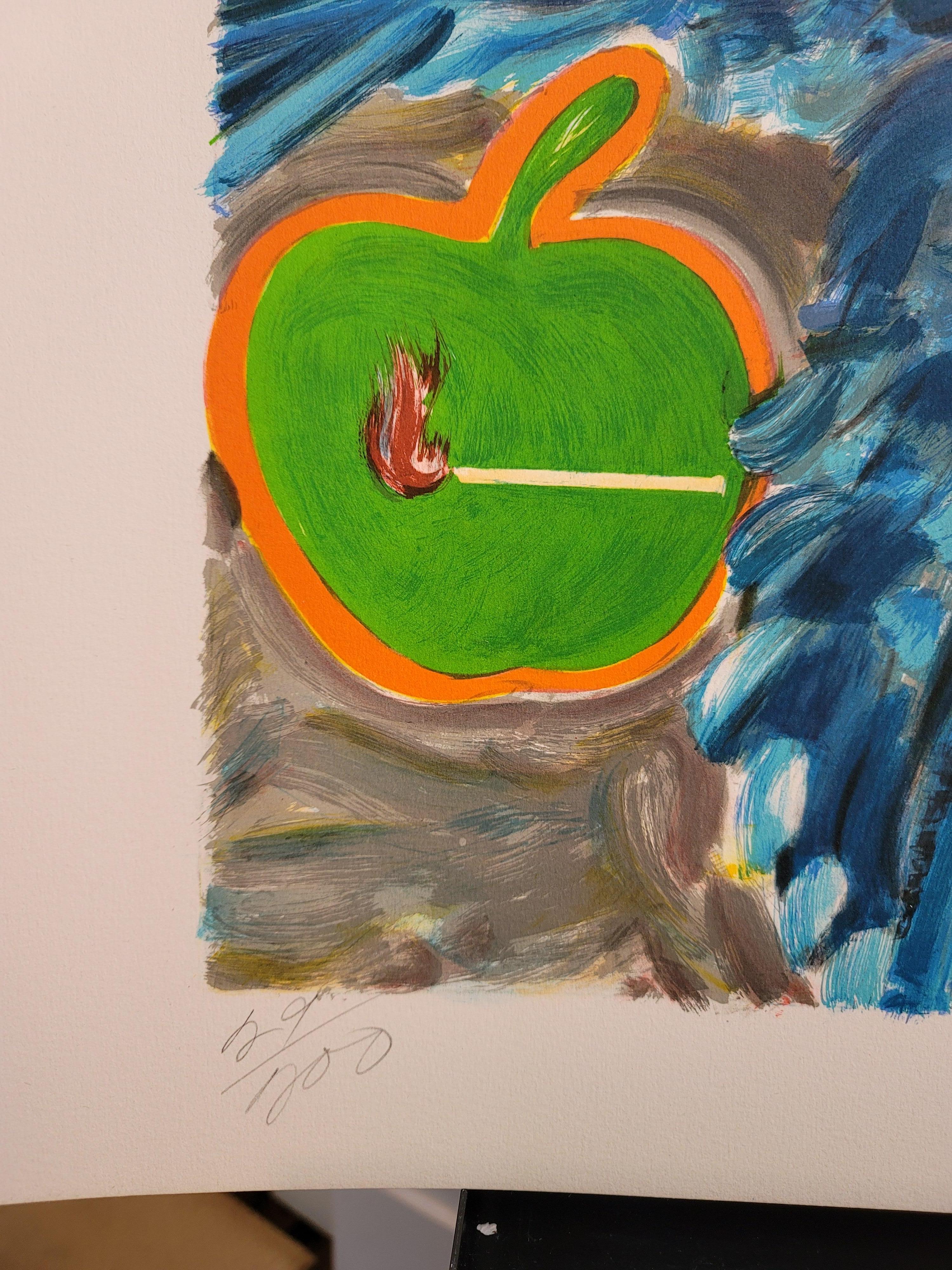 Apple Dream - Abstract Print by Robert Beauchamp