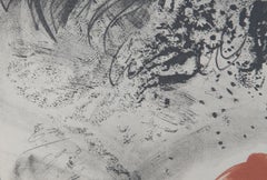 Crows, Surrealist Lithograph by Robert Beauchamp