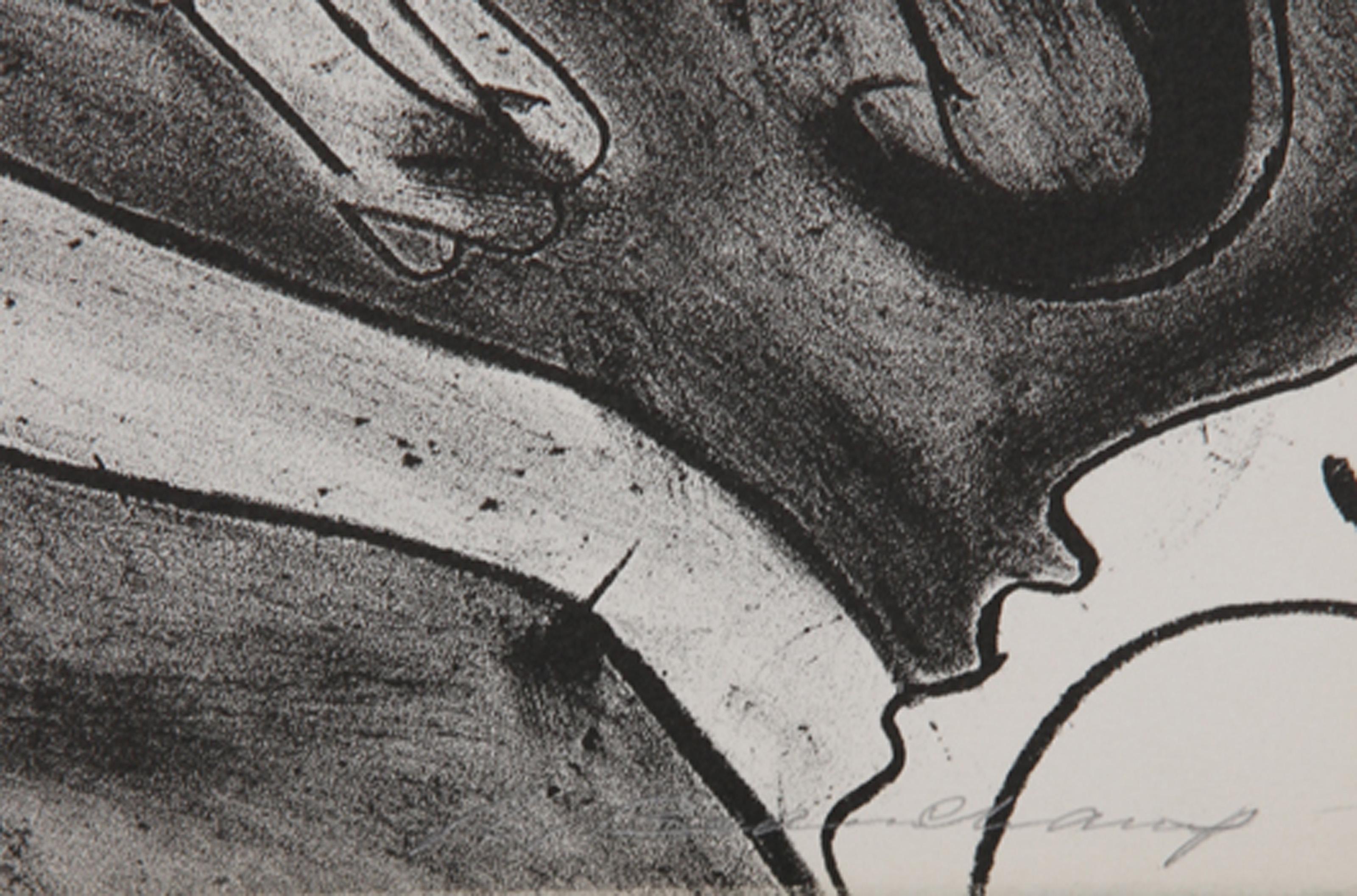 Hunted Horses, Surrealist Lithograph by Robert Beauchamp For Sale 1