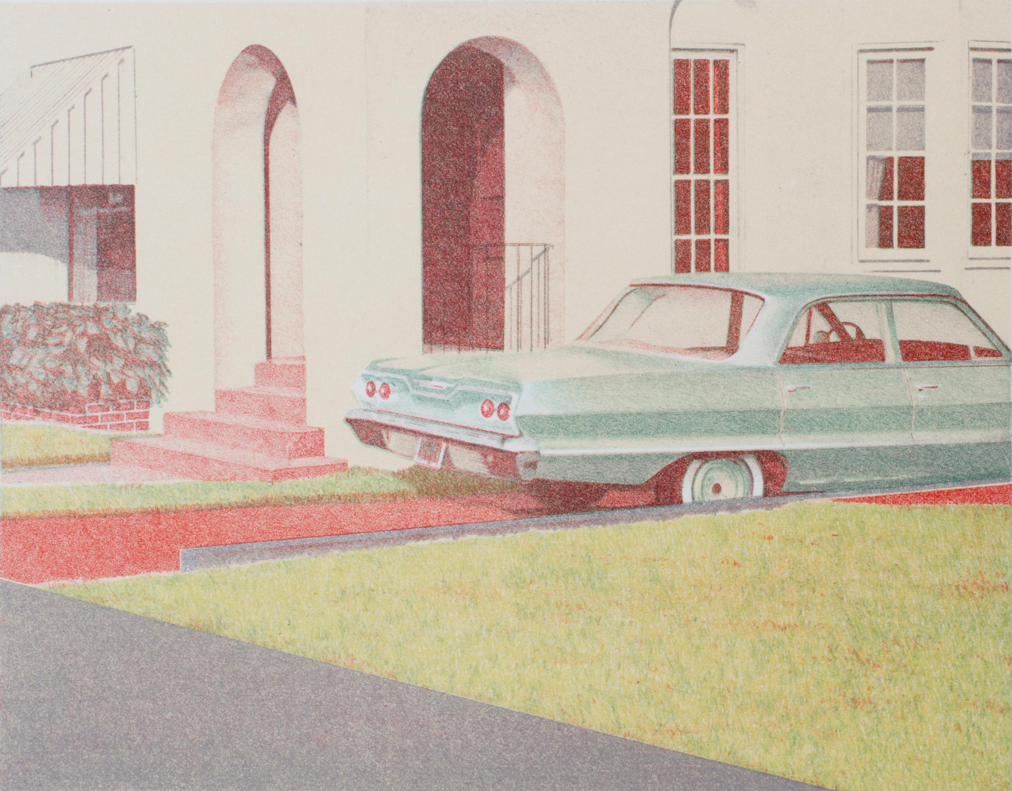 '63 Bel Air, from Four Chevies - Print by Robert Bechtle