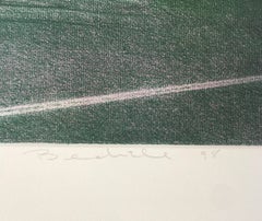 Robert Bechtle „House near Stinson Beach“ Signierter Druck in limitierter Auflage