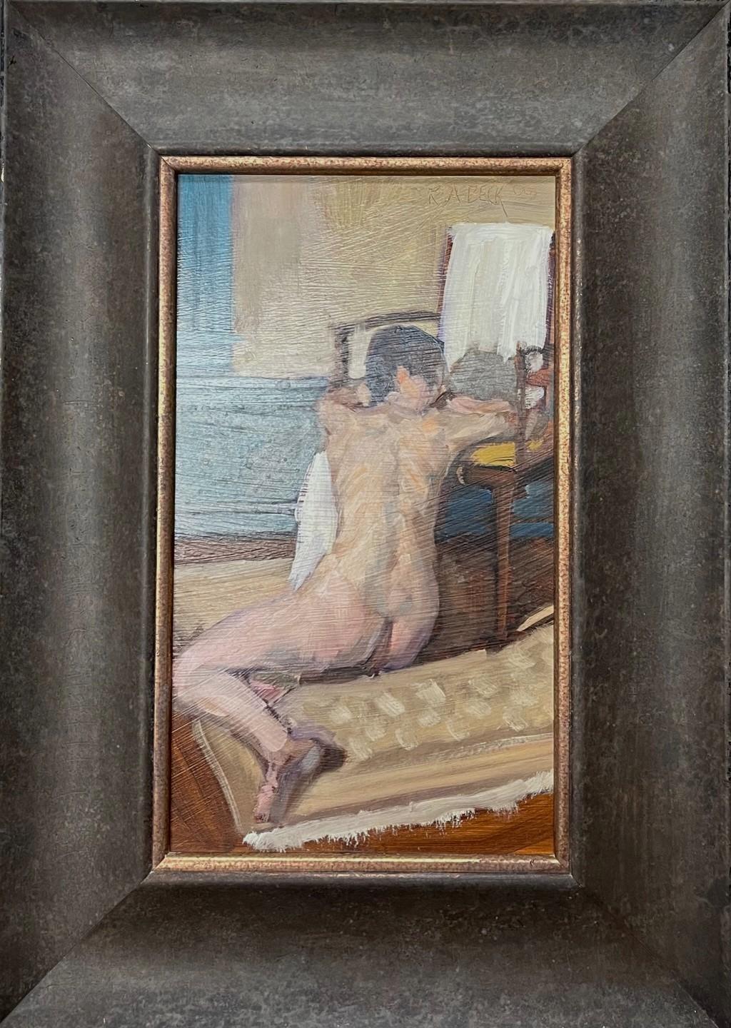 Peinture contemporaine traditionnelle d'une figure féminine par Robert Beck NJ en vente 1