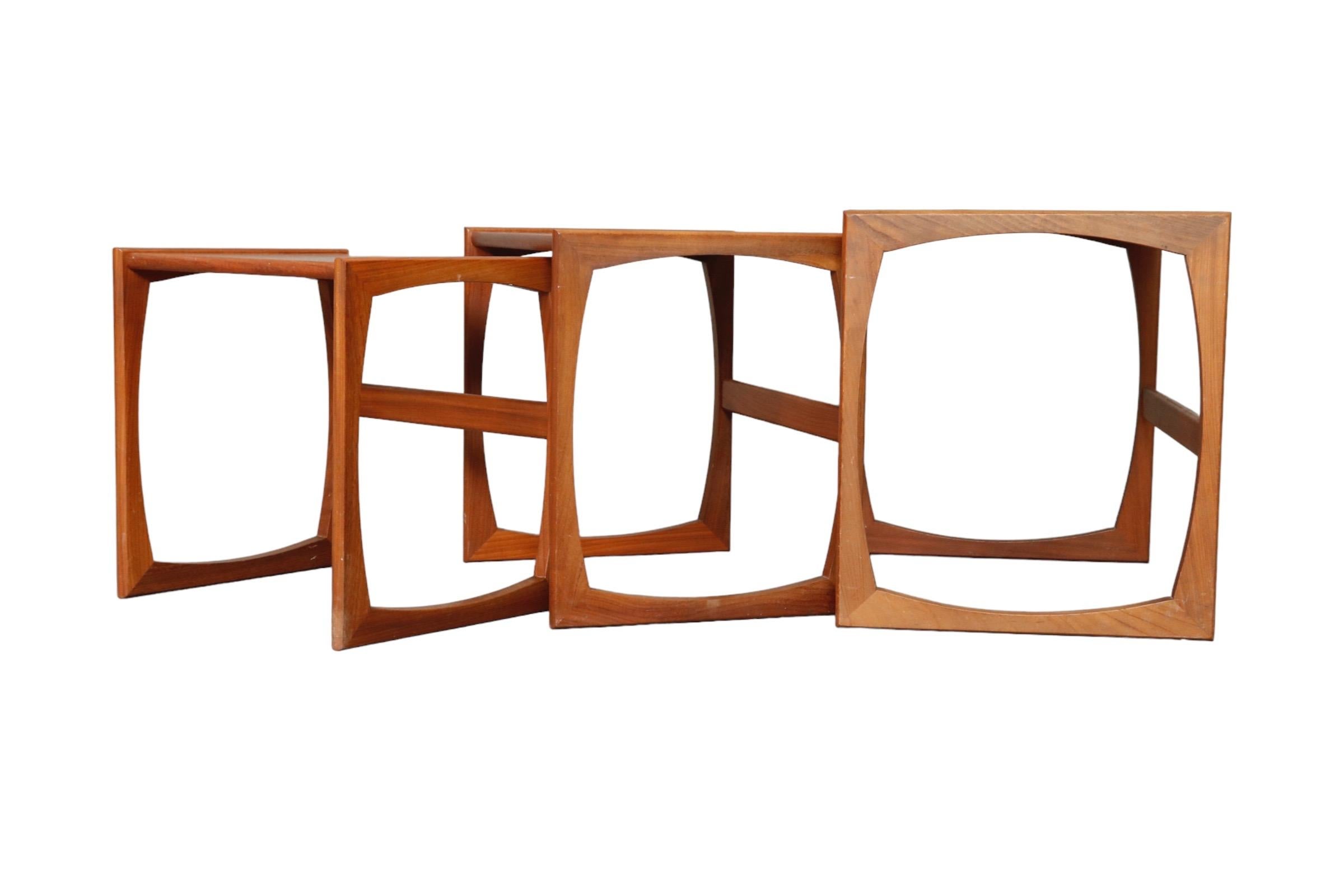 Mid-Century Modern Robert Benett for G Plan Set of 3 Nesting Tables
