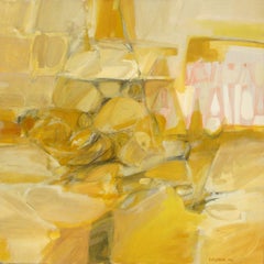 Jamaica II, Pittura a olio astratta su tela di Robert Bengtsson