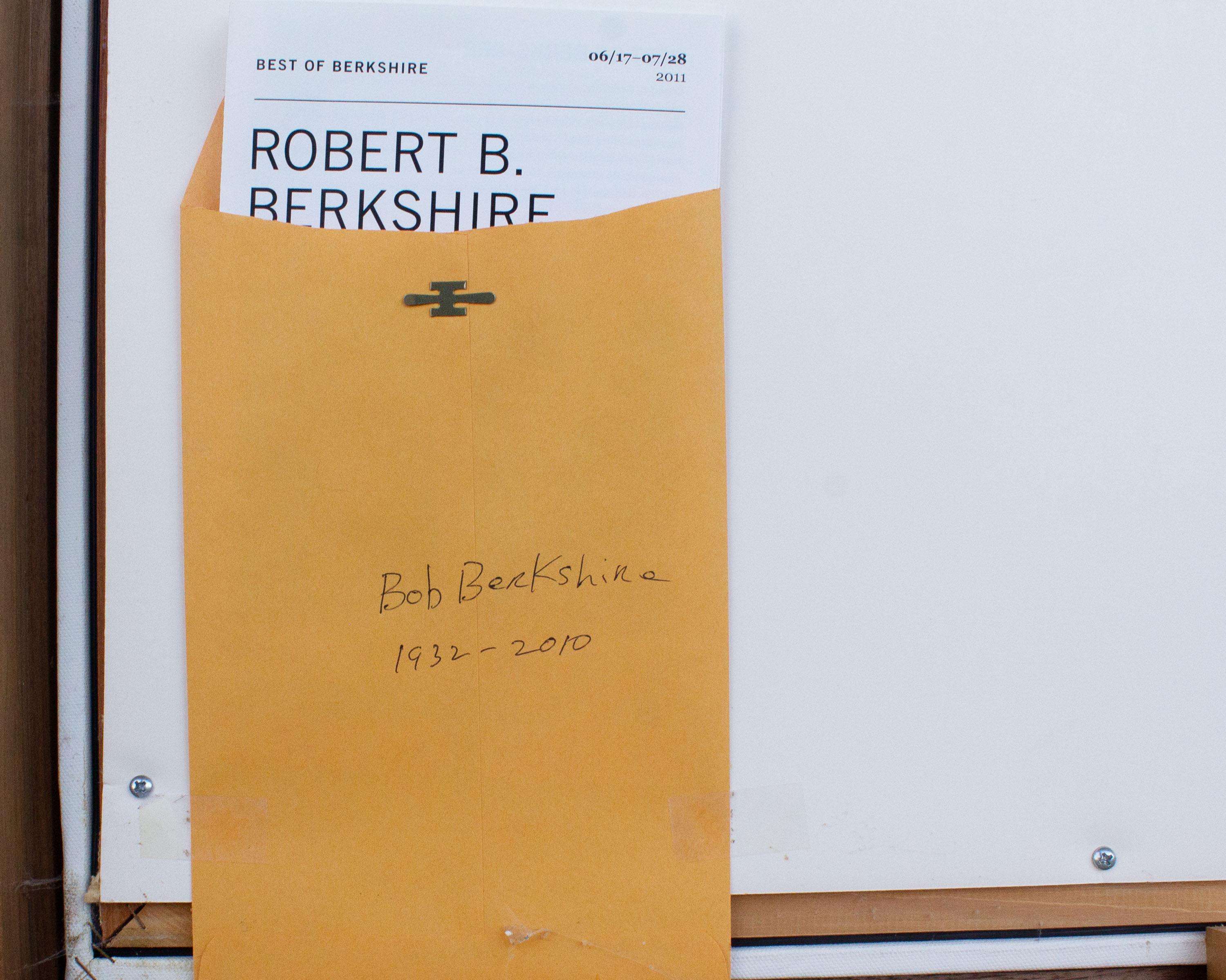 Abstraktes Gemälde, Öl auf Leinwand, Robert Berkshire, signiert (Farbe) im Angebot