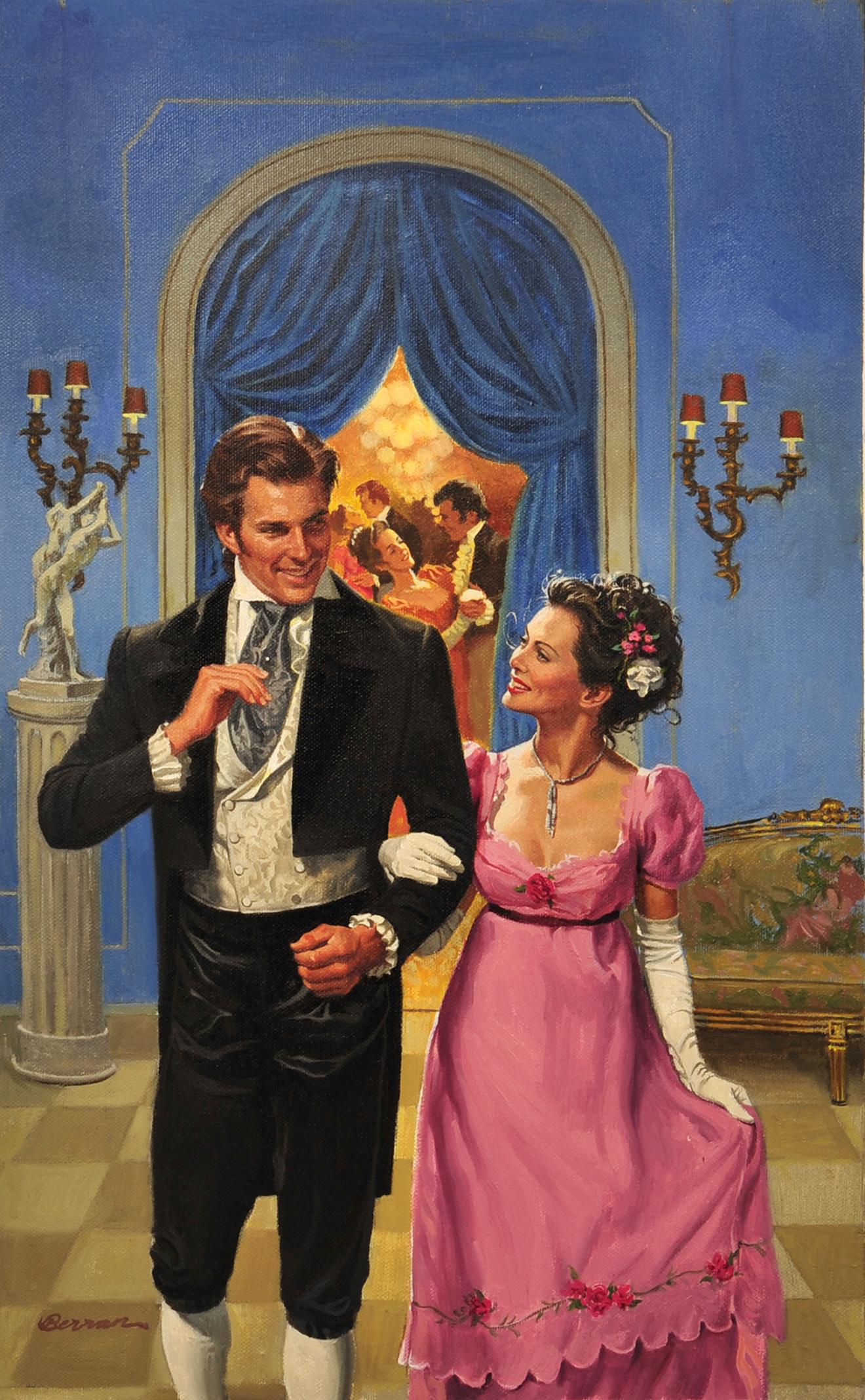 "A Gentleman's Daughter" - Painting by Robert Berran