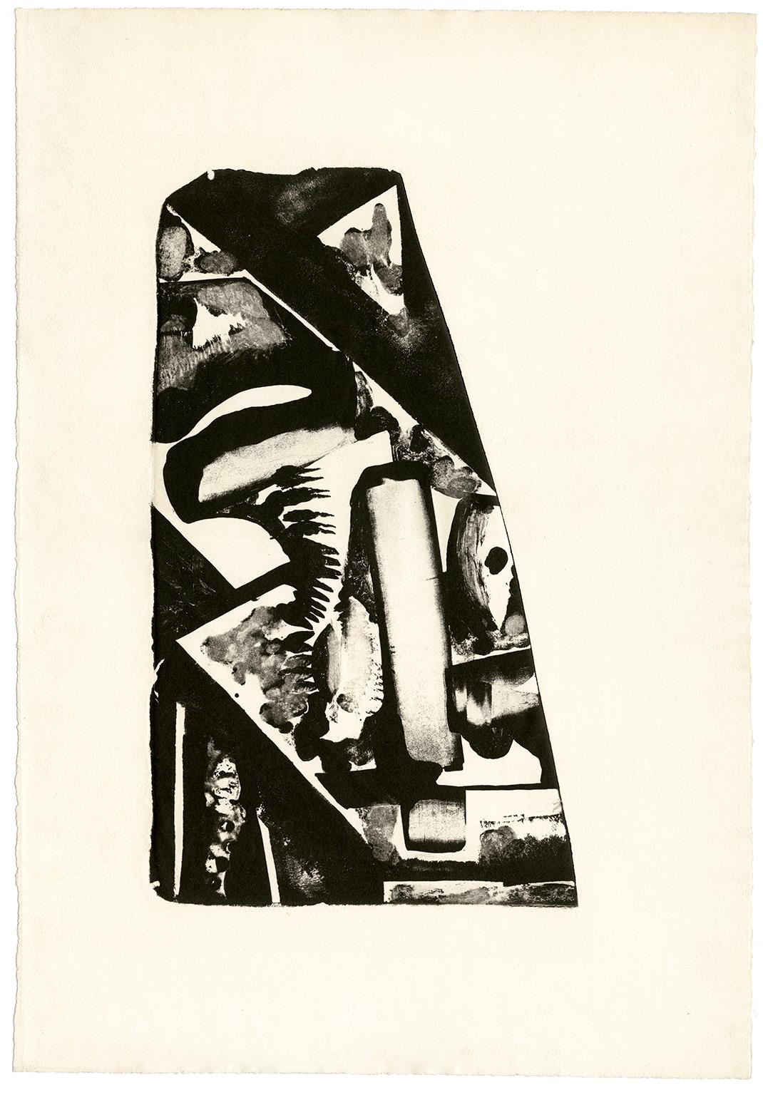 Abstraction II — African American artist - Print by Robert Blackburn