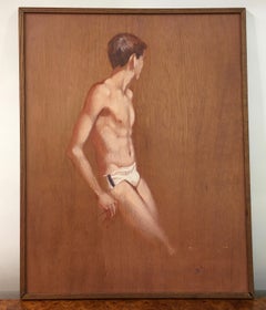 Robert Bliss Figurative Painting of Young Male