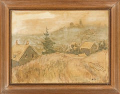 Landscape with Cabins