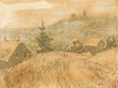Landscape with Cabins