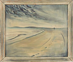 Lone Figure On A Beach