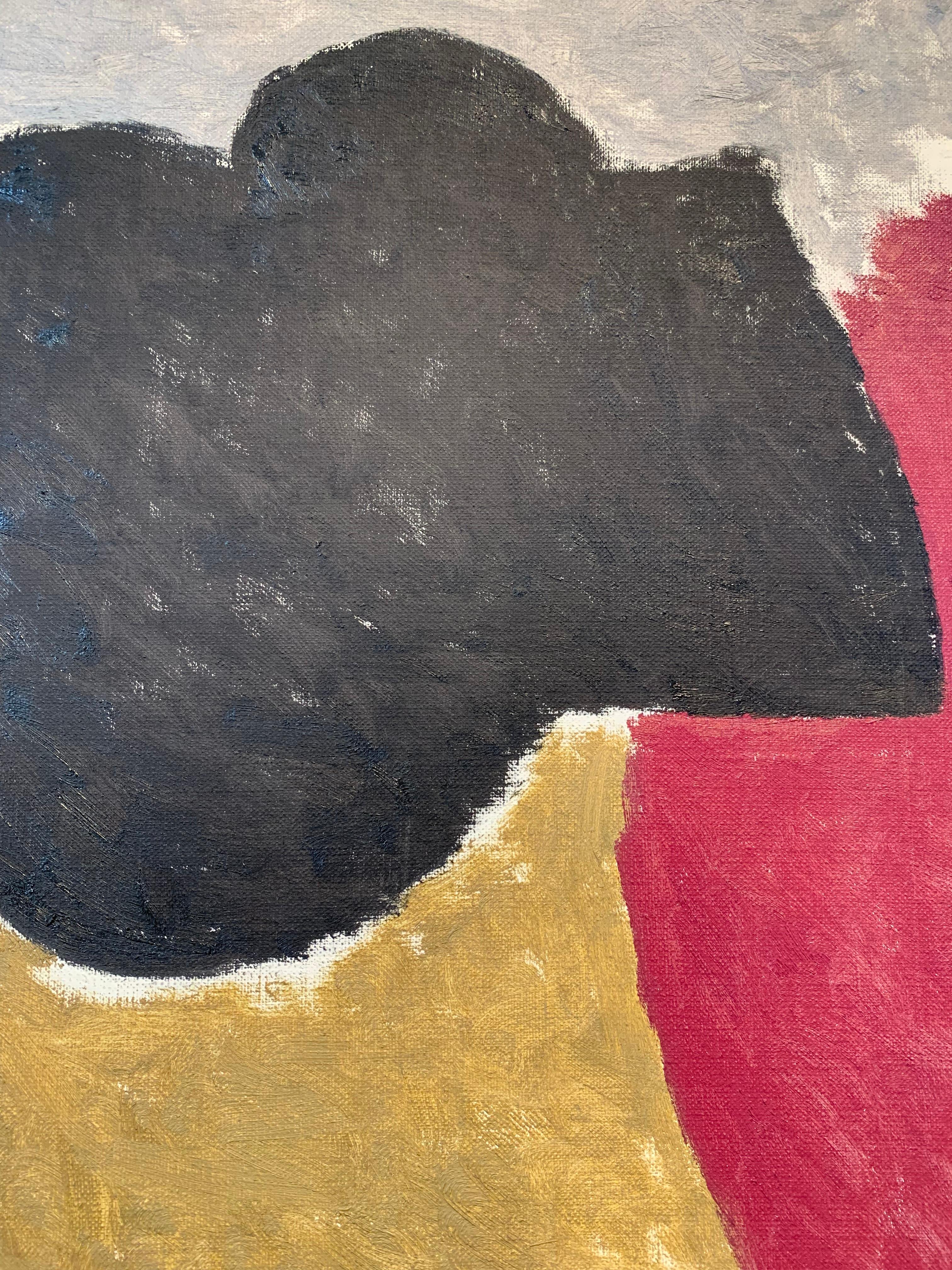 'Astrazione con nuvole' di Robert Bonaparte, Olio su tela in vendita 4