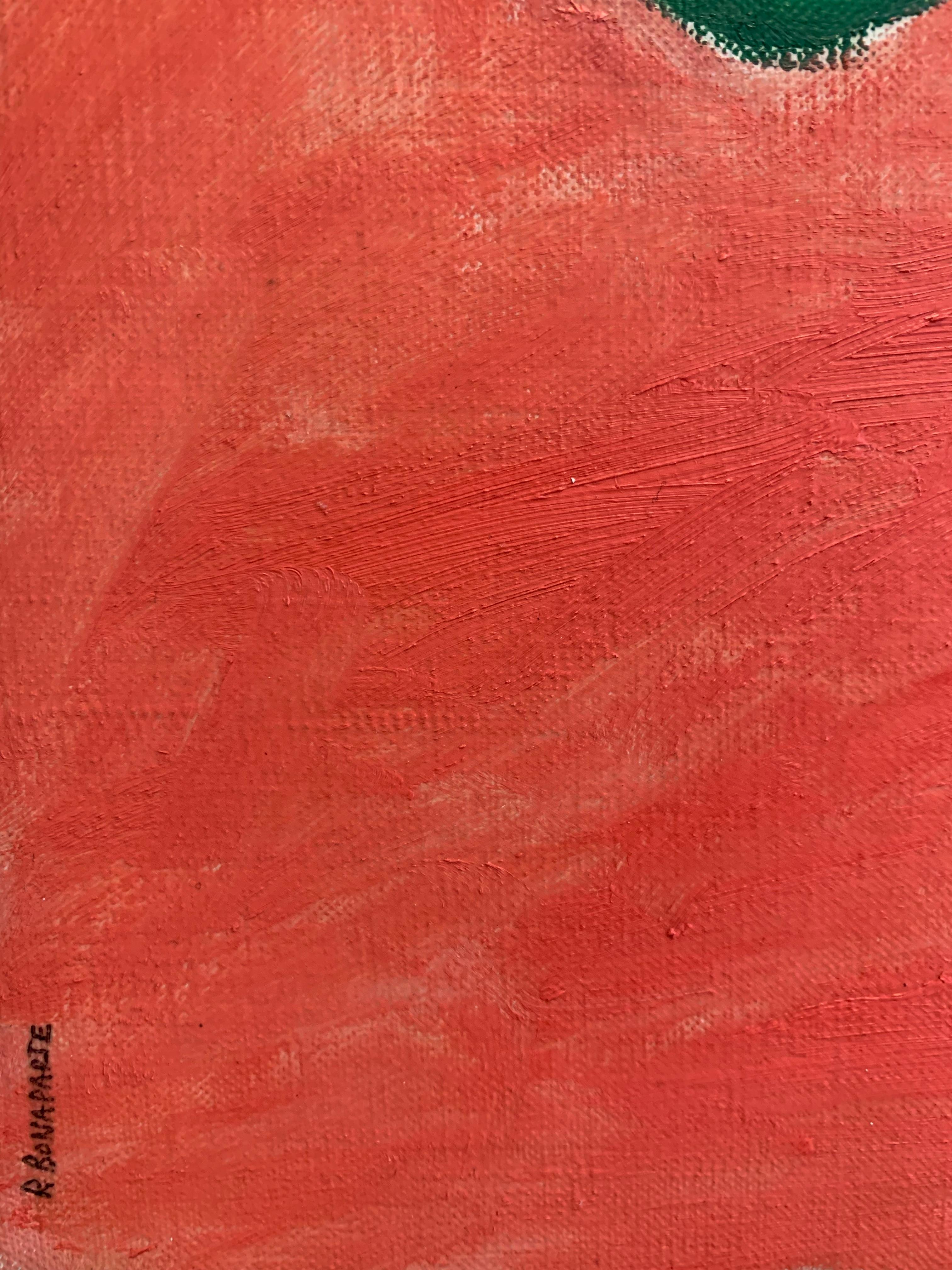 Questo dipinto a olio su lino di 26