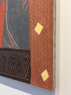 See One Through a Glass Darkly" di Robert Bonaparte, Acrilico su lino