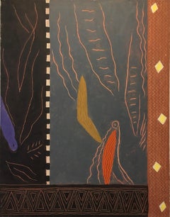 See One Through a Glass Darkly" di Robert Bonaparte, Acrilico su lino