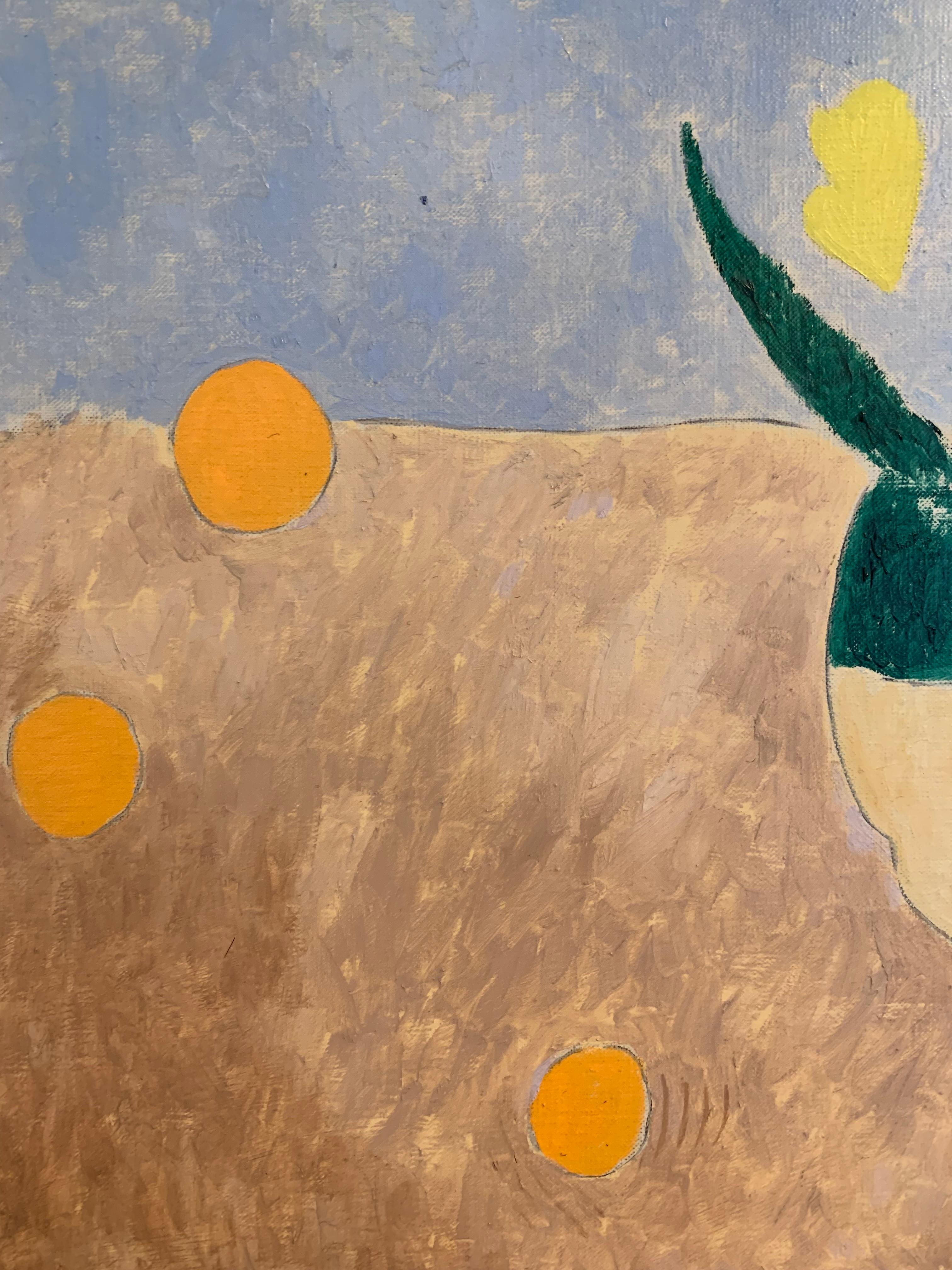 Stillleben mit drei Orangen