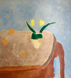 'Still Life with Three Oranges', Oil in Linen, by Robert Bonaparte