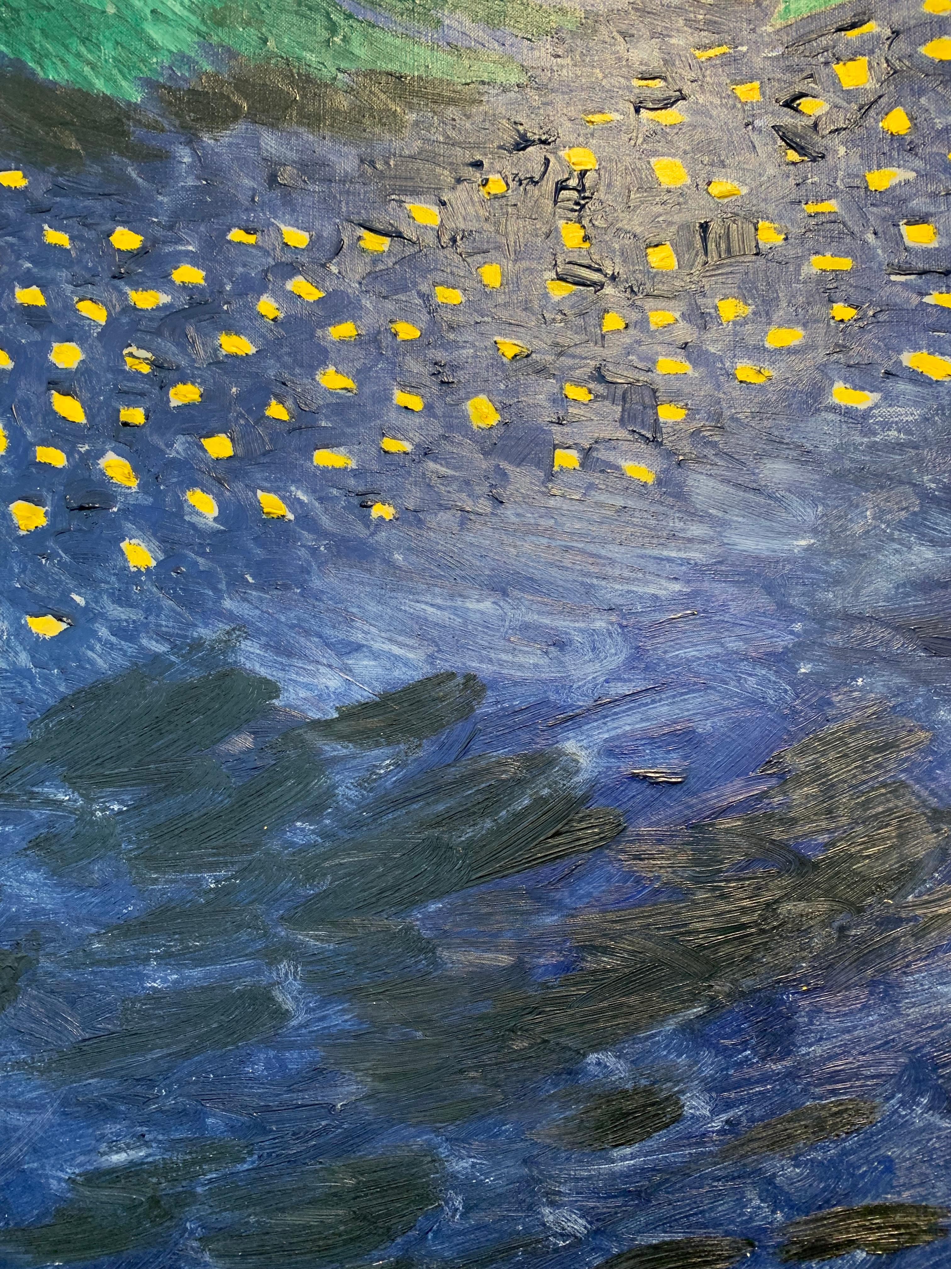 'Astrazione simbolica', Olio su lino, di Robert Bonaparte in vendita 3