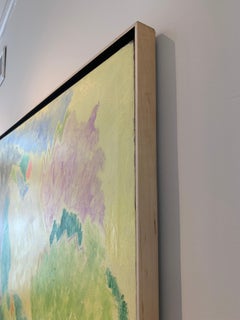 „Landschaft mit Bäumen“ von Robert Bonaparte; 40,25" x 50,25", gerahmtes Ölgemälde auf Leinen
