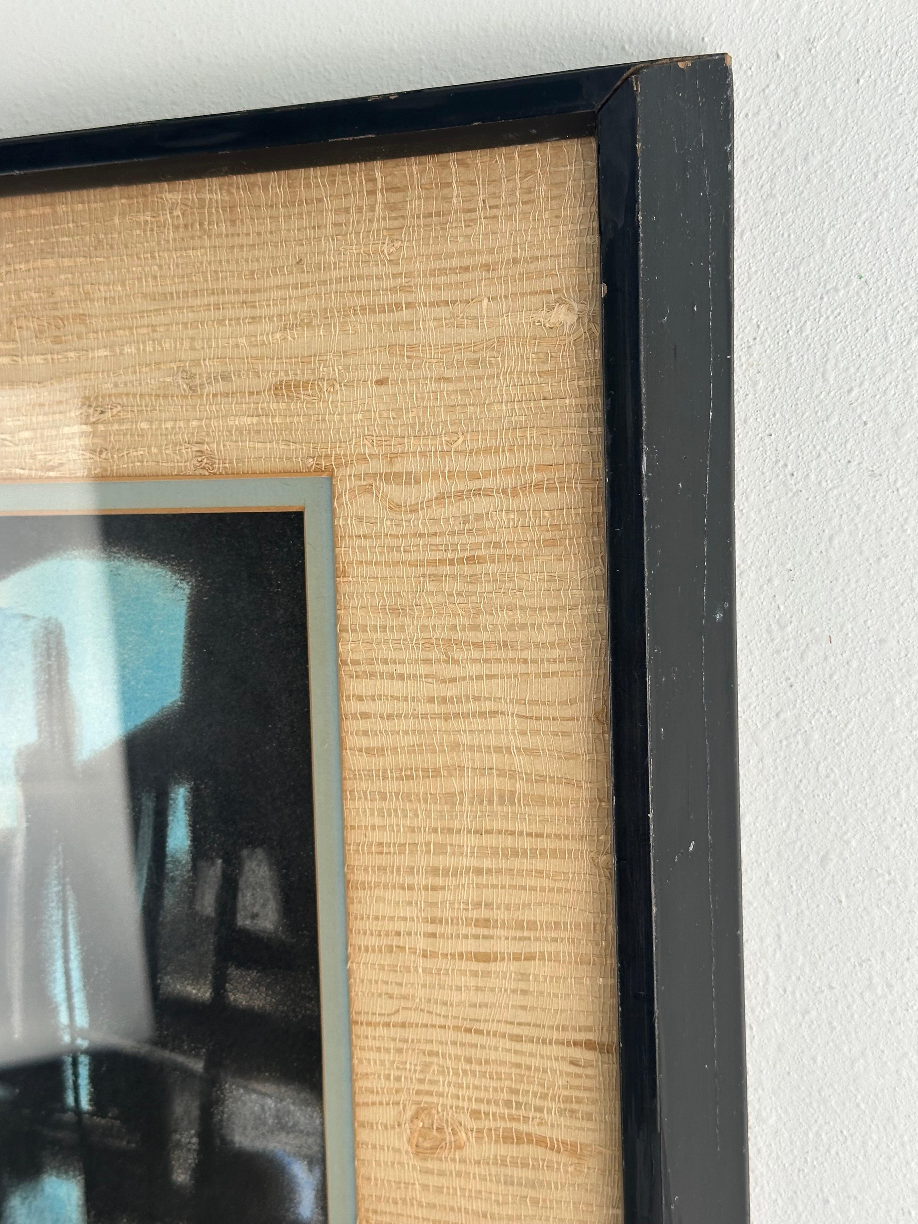 Abstrakt-expressionistische industrielle Flusslandschaft (kubanisch-amerikanischer Künstler) im Angebot 3