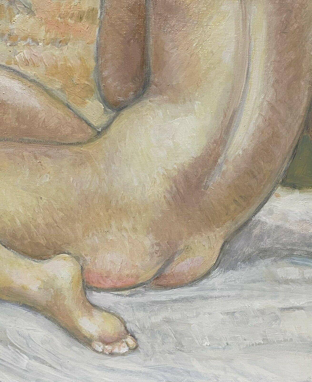 Artista/Scuola: Robert Bouille (francese 1926-2021), timbro dello studio verso

Questo artista di origine var ha studiato all'Ecole des Beaux-Arts di Parigi nella sezione di scultura prima di dedicarsi alla pittura. An He esplora i temi classici