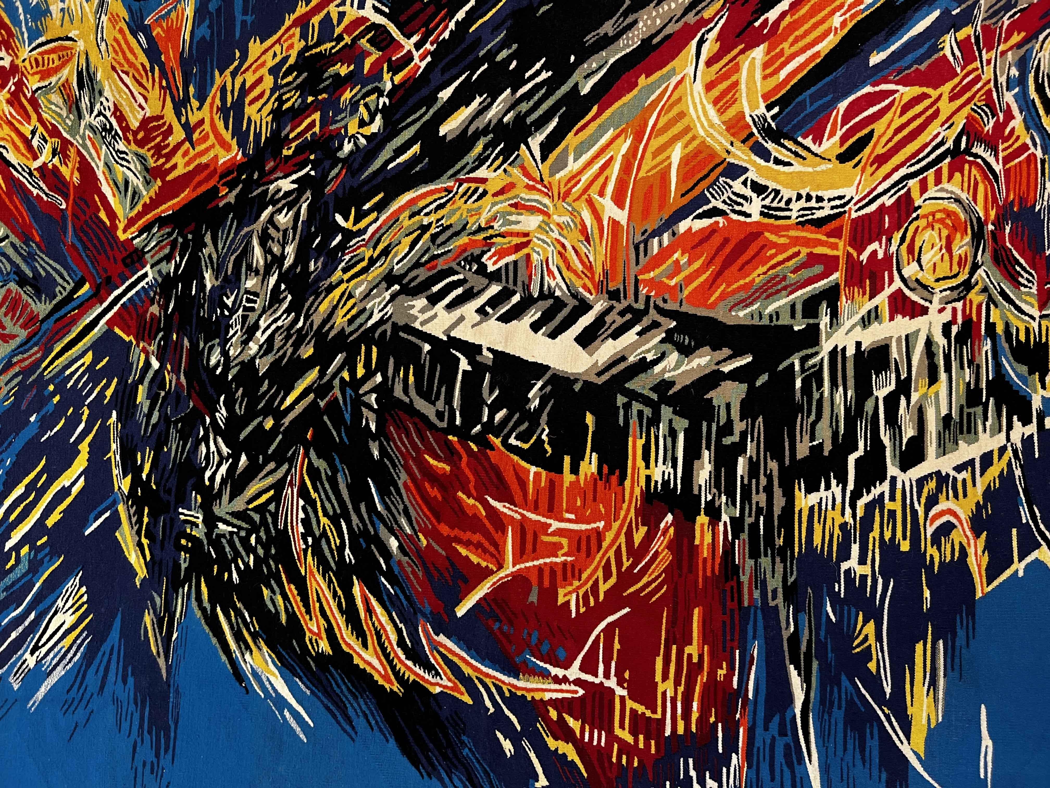 Robert Bouquillon (1923-2013), l'ange de la musique - Tapisserie d'Aubusson - n° 1015 en vente 1