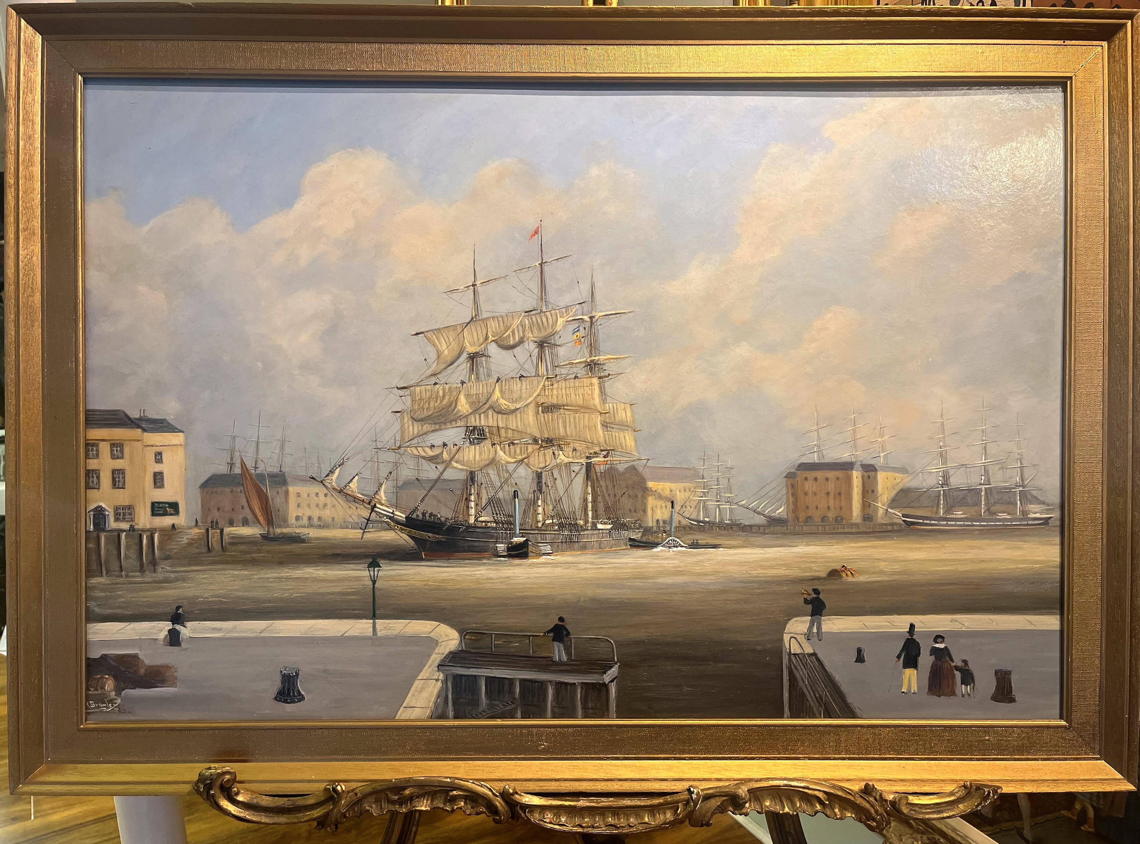 PEINTURE À L'HUILE GRAND FORMAT  ROBERT BRAMLEY (NAVY ADMIRALTY 20e siècle)

Très bon état pour l'âge, (voir photos)

BELLE PEINTURE RARE DE MARTIN ORIGINALE

Cadre doré pour peinture à l'huile à l'ancienne, style 19e siècle

Par similaire $12,000