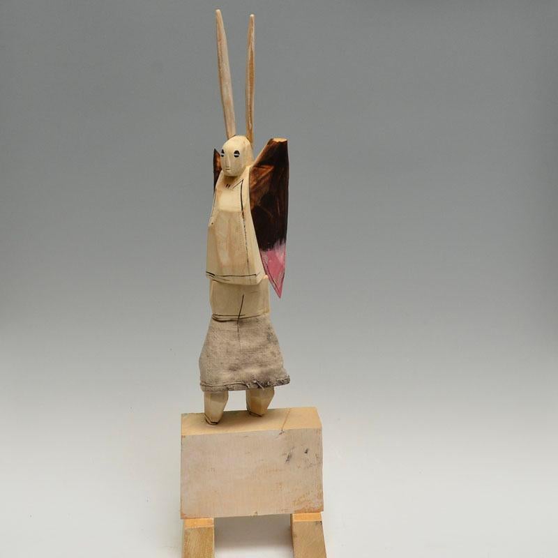 Rabbit Man - Mixed Media Art by Robert Brady