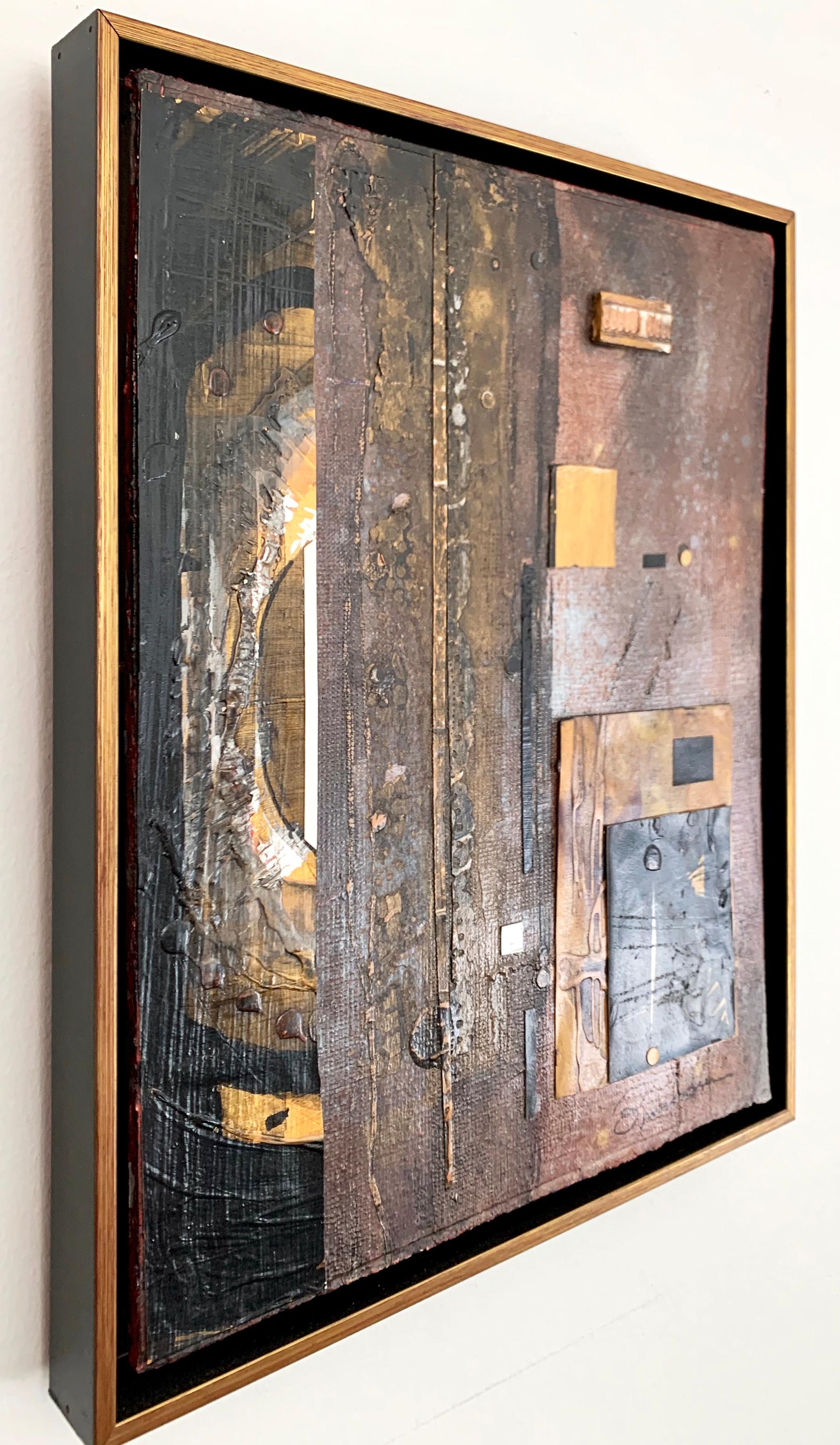 « Composition », technique mixte sur carton de Robert Branham en vente 1