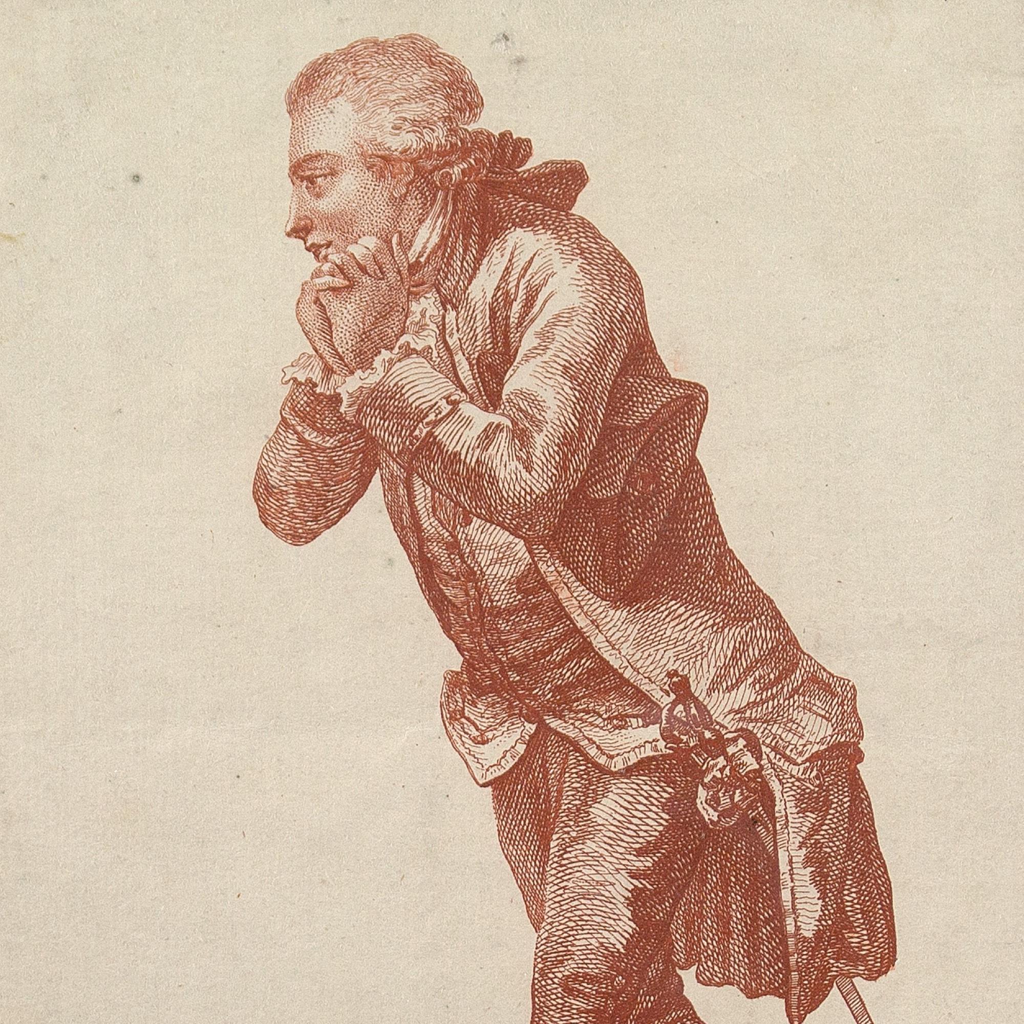 18th-Century Engraving, Robert Brichet After Joseph François Von Götz 2