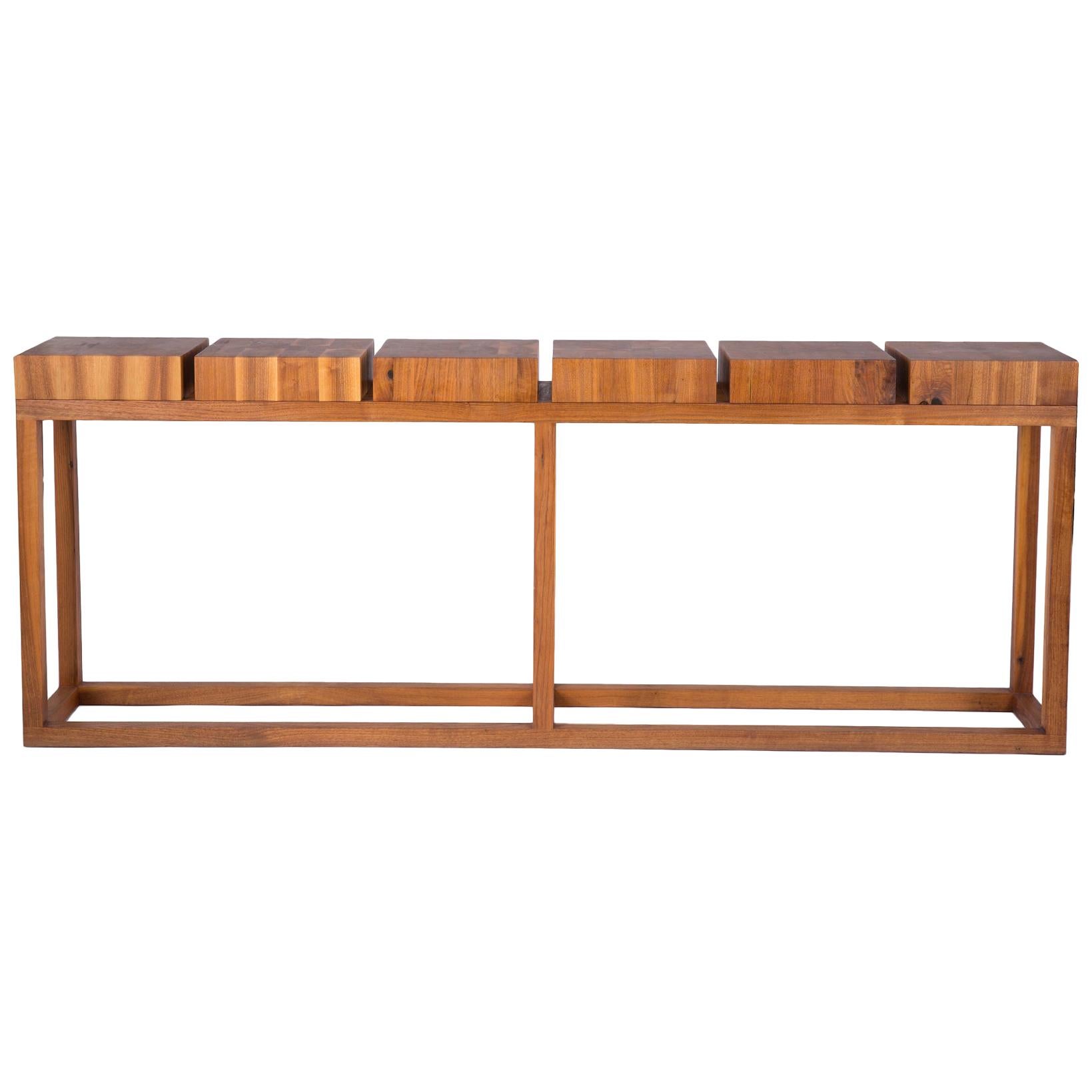 Robert Bristow Solid Walnut Console Table for Ralph Pucci