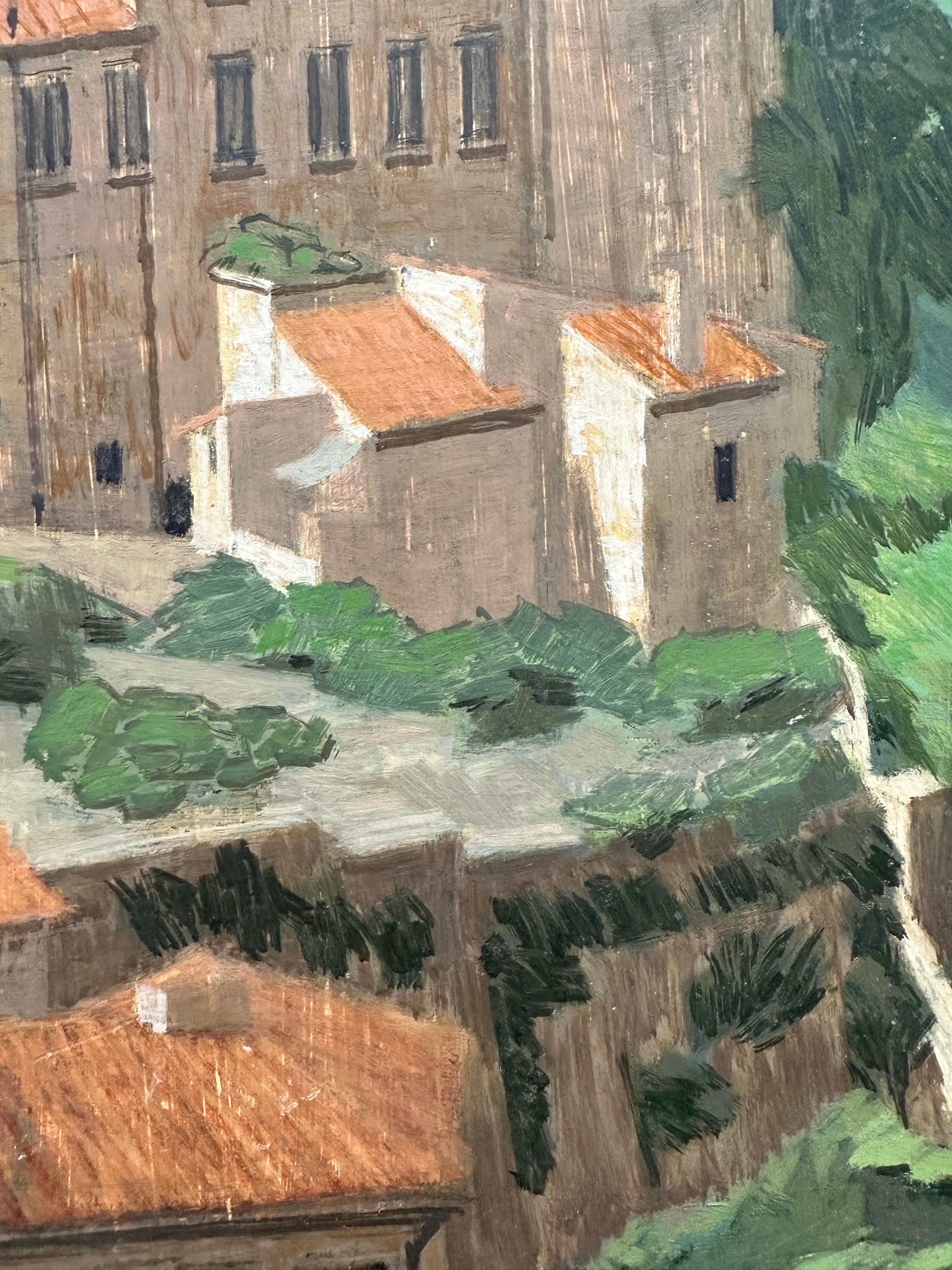 Perugia, Italy Landscape - Painting by Robert Brown