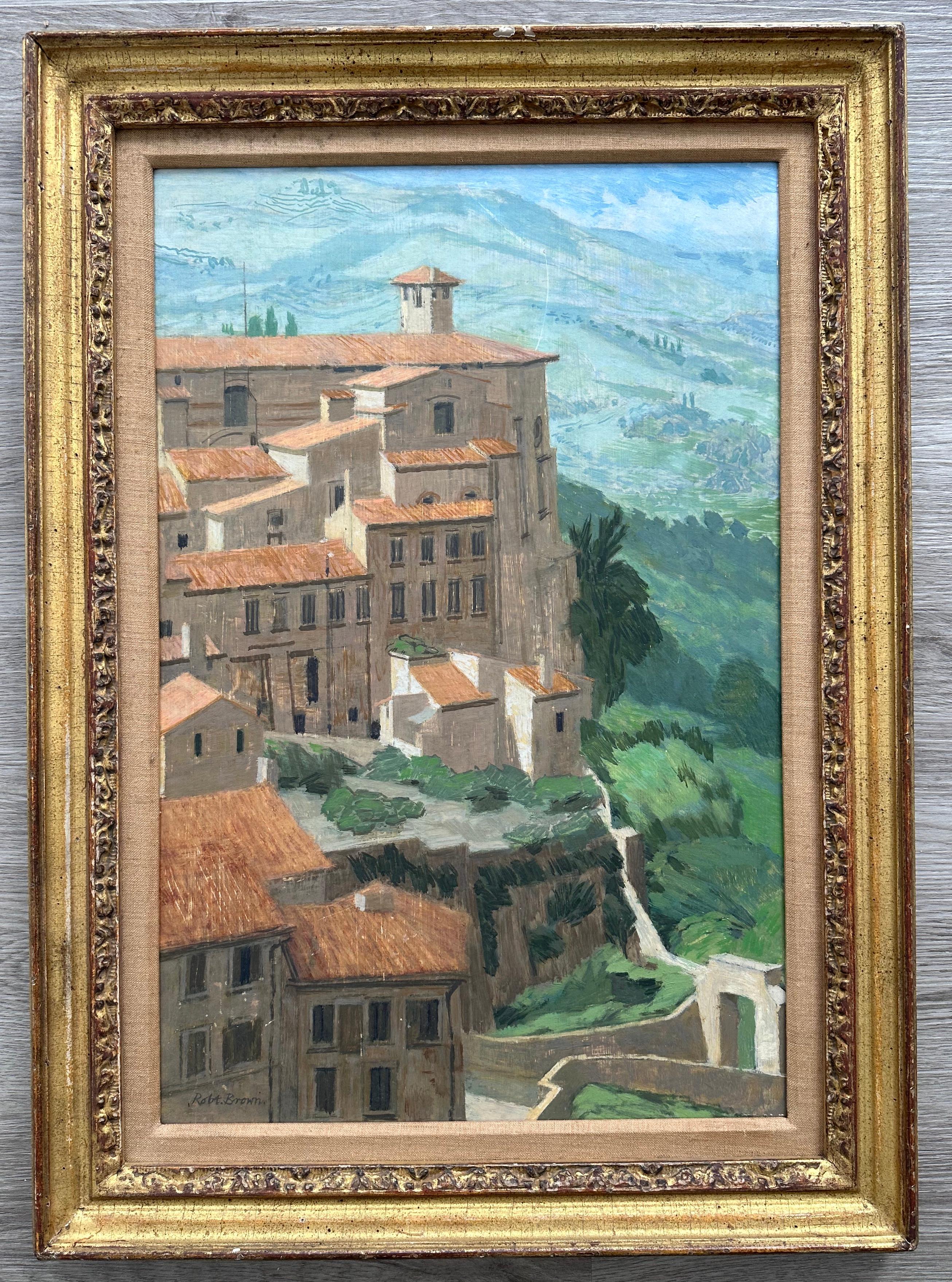 Robert Brown Landscape Painting - Perugia, Italy Landscape
