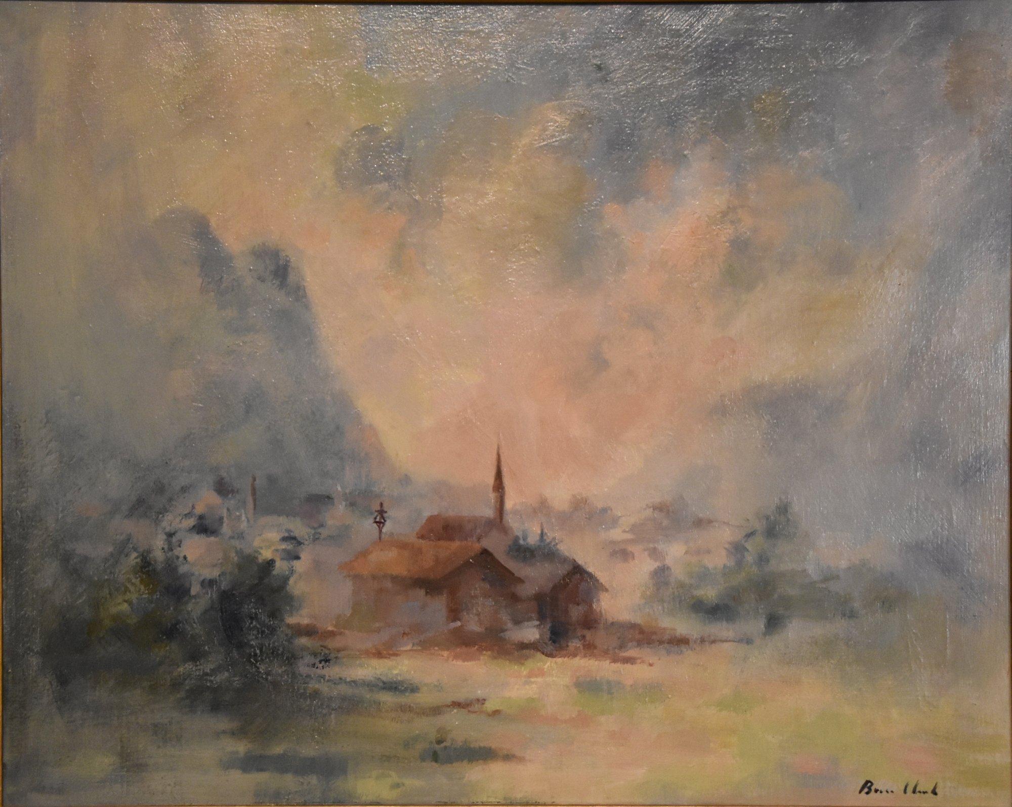 Pittura a olio di Robert Bruce Church 