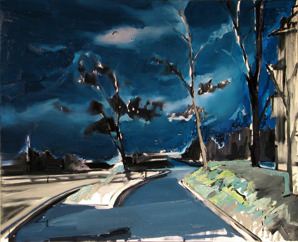 Figurative Painting di Robert Bubel - Sempre è qualsiasi tempesta - Pittura ad olio figurativa contemporanea espressiva, realismo