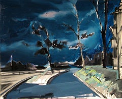 Always Is Any Storm - Ausdrucksstarke Contemporary Figurative Ölmalerei, Realismus