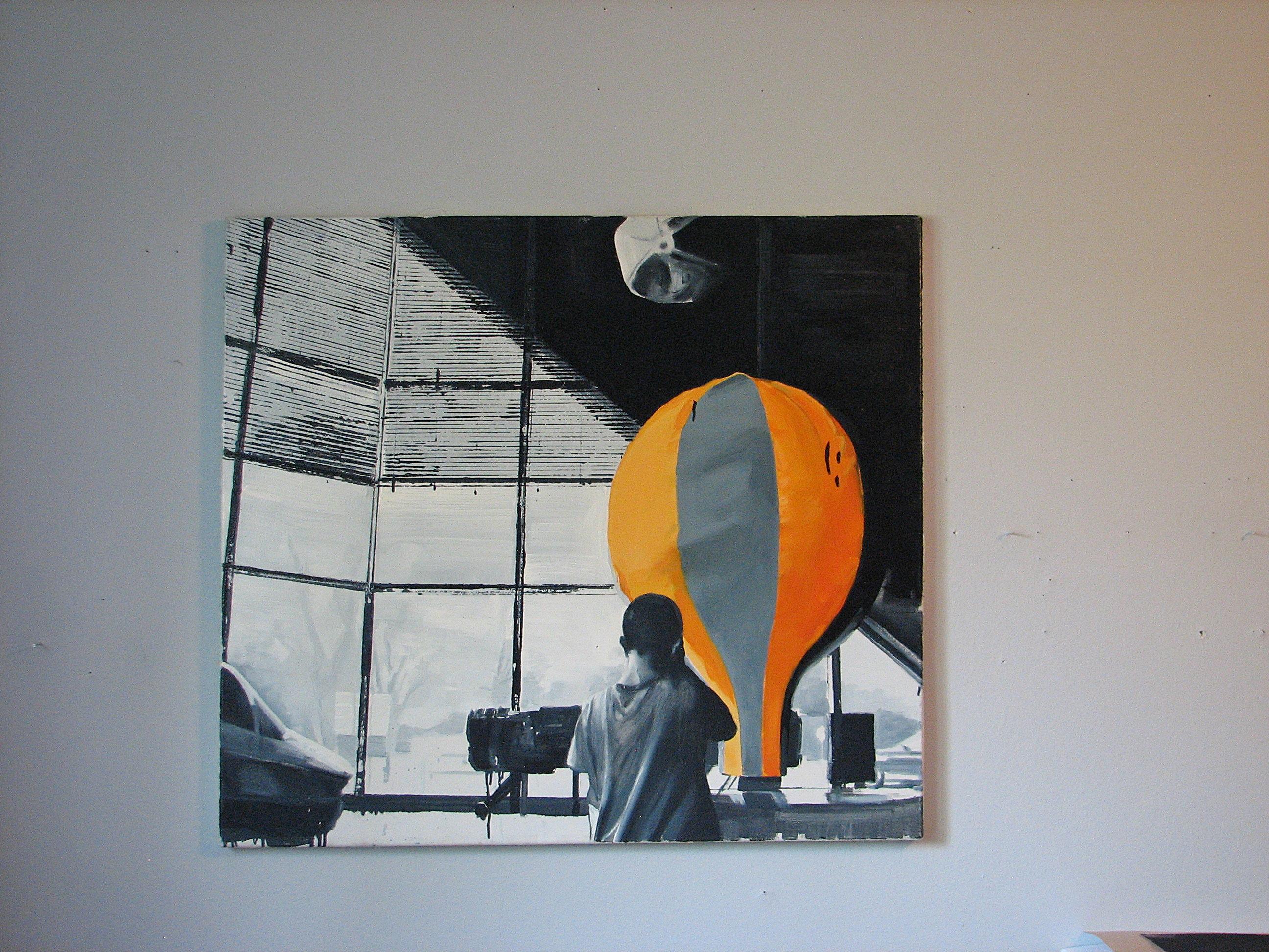 Antes del Vuelo - Pintura al Óleo Contemporánea Expresiva, Realismo - Painting de Robert Bubel
