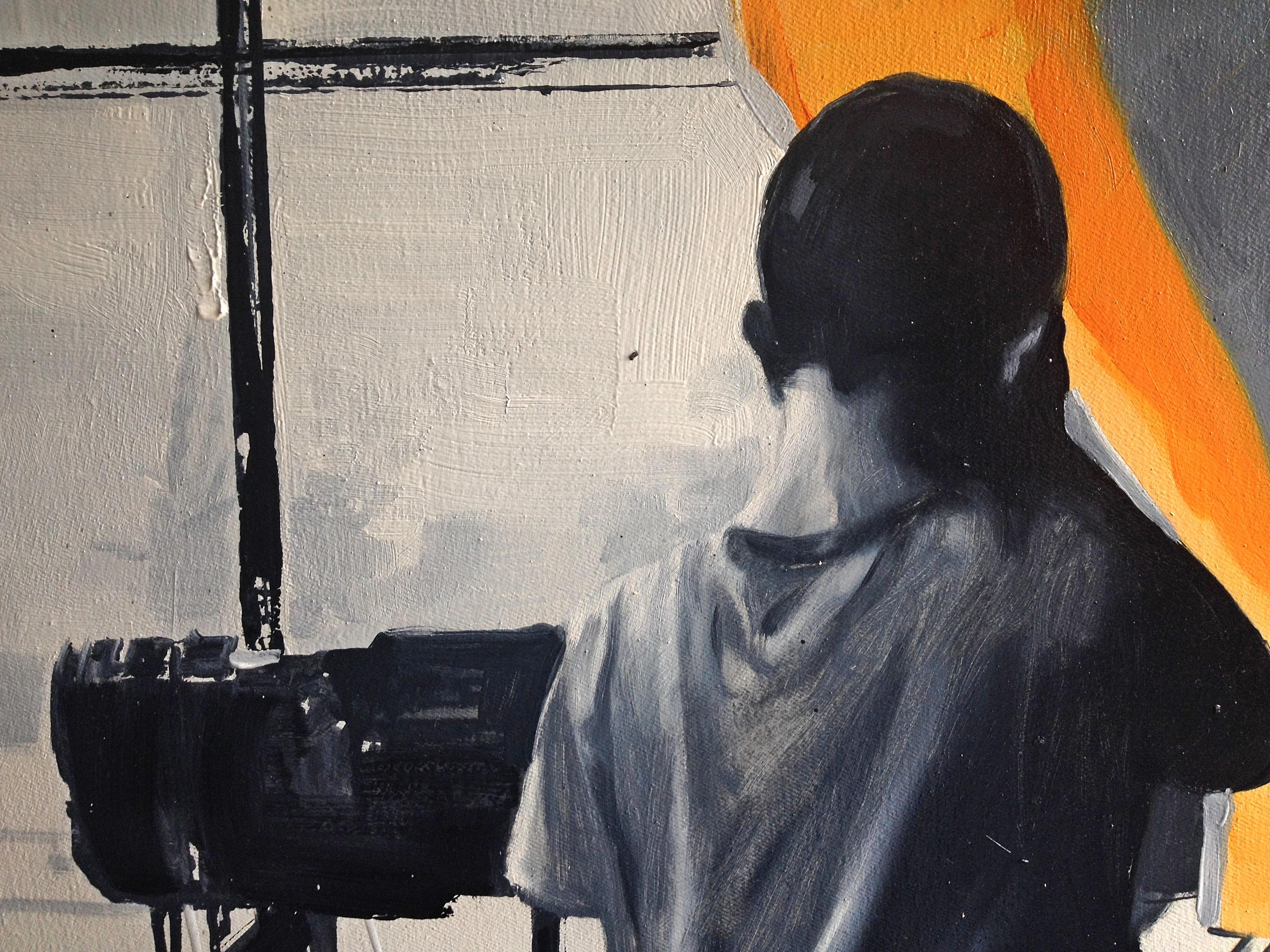 Antes del Vuelo - Pintura al Óleo Contemporánea Expresiva, Realismo en venta 2