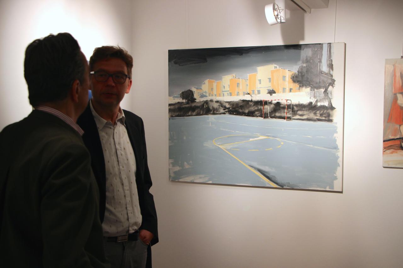La mémoire n'a aucune idée de la géographie ...- Peinture contemporaine expressive - Painting de Robert Bubel