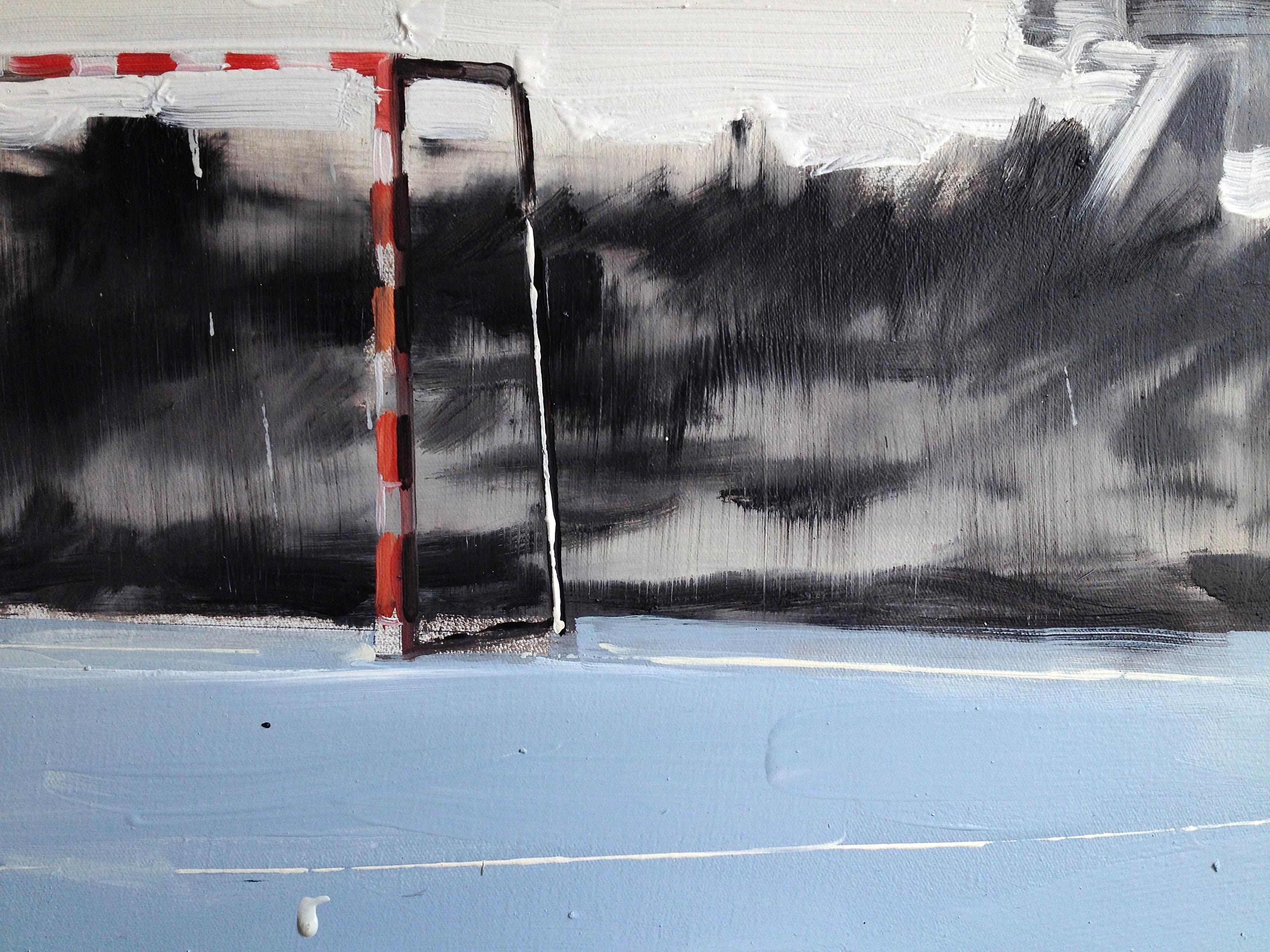 La mémoire n'a aucune idée de la géographie ...- Peinture contemporaine expressive en vente 1